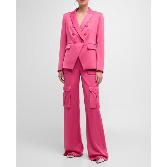 NEW Veronica Beard Miller Dickey Jacket + Saul Pant Pink Set size 2 - Picture 1 of 10